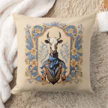 De Dapper CowBoy Grappige Moderne Koe Kunst