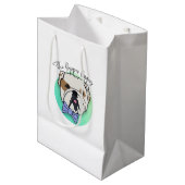 De Dapper Doggies Tissue Paper Medium Cadeauzakje (Voorkant Gekanteld)