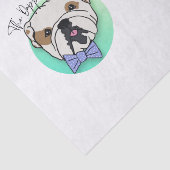De Dapper Doggies Tissue Paper Tissuepapier (Detail)