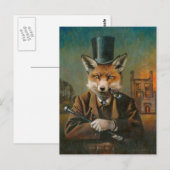 De Dapper Fox Post Card Briefkaart (Voorkant / Achterkant)