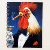 De Dapper Rooster | Grappige Herenclub Planner (Voorkant)