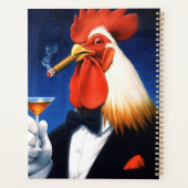 De Dapper Rooster | Grappige Herenclub Planner (Achterkant)