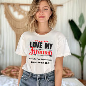 De dappere brandweerlieden eren t-shirt