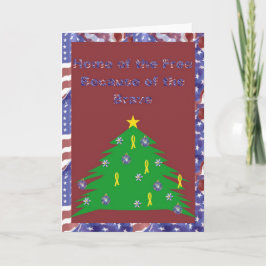 De dappere Kaart van kerst