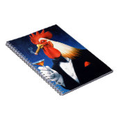 De Dapperen Haan | Grappige Herenclub Notitieboek (Rechterzijde)