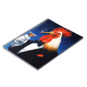 De Dapperen Haan | Grappige Herenclub Notitieboek (Linkerzijde)