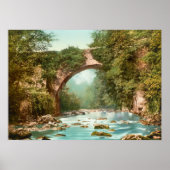 De Dargle-brug in Ierland Poster (Voorkant)