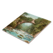 De Dargle-brug in Ierland Tegeltje (Zijkant)