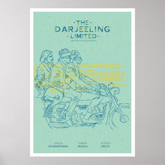 De Darjeeling Limited Alternative Movie Poster (Voorkant)