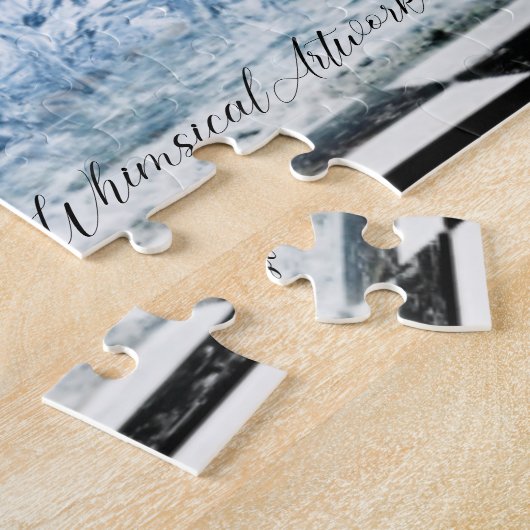 De Dark Angel en haar Black Unicorn Legpuzzel (Zijkant)