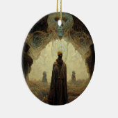 De Dark Fantasy Sci-Fi van de ingang Keramisch Ornament (Rechts)