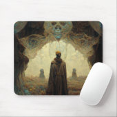 De Dark Fantasy Sci-Fi van de ingang Muismat (Met muis)