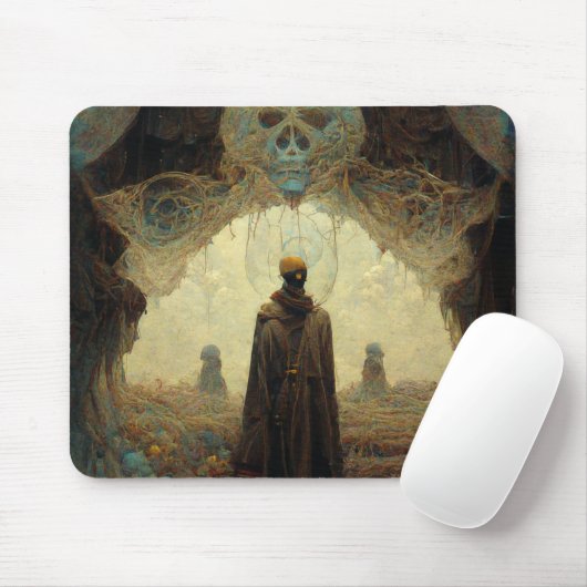 De Dark Fantasy Sci-Fi van de ingang Muismat (Met muis)