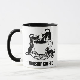 De Dark Lord Katten Aanbidden Koffie, Aanbidden Ko Mok