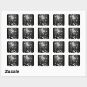 De Dark Mirror-verzamelspeld 3 Vierkante Sticker (Vel)