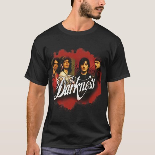 De DARKNESS-band is de sleutel tot T-shirt (Voorkant)