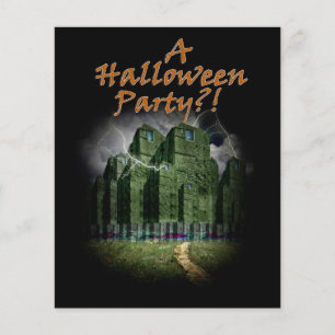 De Darkside van de Haunted City Halloween Flyer