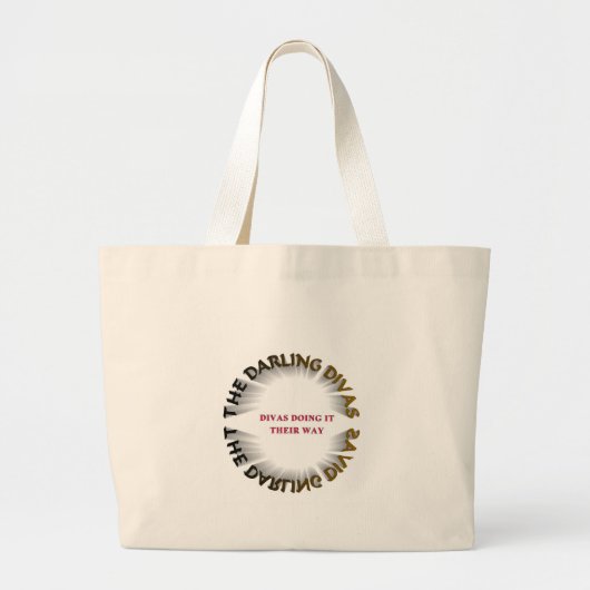 DE DARLENDE DIVAS GROTE TOTE BAG (Voorkant)