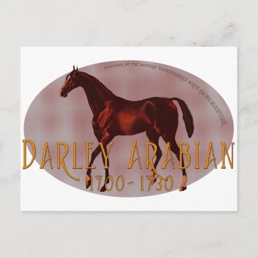 De Darley Arabian Briefkaart (Voorkant)