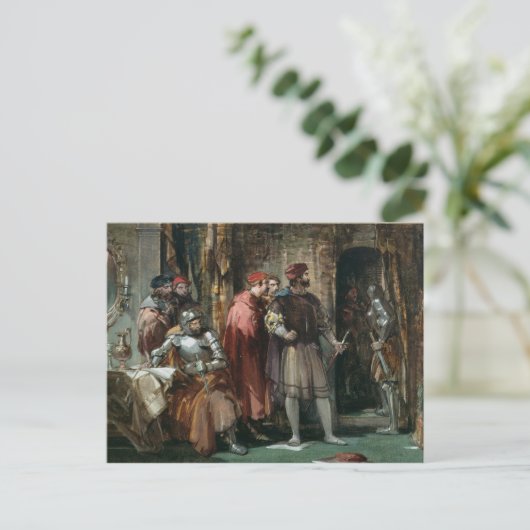 De Darnley Conspirators Briefkaart (Staand voorkant)