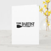 De Dartist Dart Artist Kaart (Gele Bloem)