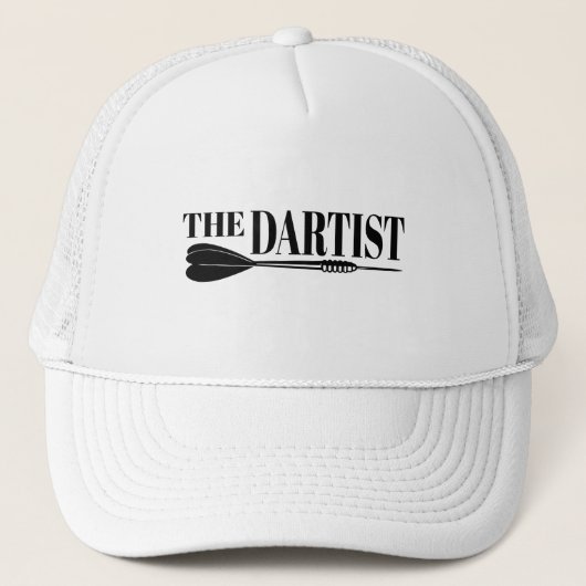 De Dartist Dart Artist Trucker Hat Trucker Pet (Voorkant)