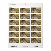De Das Theepartij Etiket (Full Sheet)