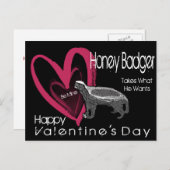 De Das van de honing is de Briefkaarten van de (Voorkant / Achterkant)