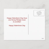 De Das van de honing is de Briefkaarten van de (Achterkant)