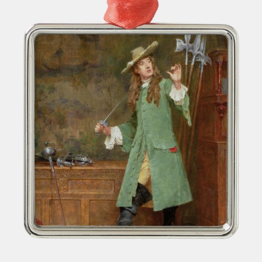 De Dashing Cavalier Metalen Ornament (Voorkant)