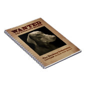 De Dashing Doberman-laptop Notitieboek (Rechterzijde)