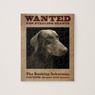 De Dashing Doberman Puzzle Legpuzzel