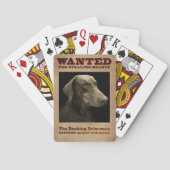 De Dashing Doberman Speelkaarten (Achterkant)