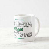De Data Komt Terug Naar Mij Mok (Voorkant rechts)