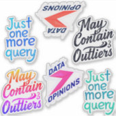 De Data Life Vinyl Sticker Pack (Voorkant)