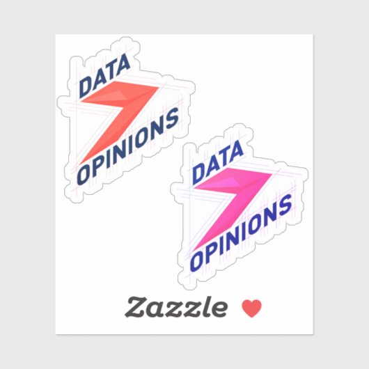 De Data Life Vinyl Sticker Set (Vel)
