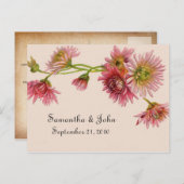 De datum handmatig opslaan aankondigingskaart (Voorkant / Achterkant)