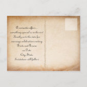 De datum handmatig opslaan aankondigingskaart (Achterkant)