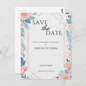 De datum handmatig opslaan briefkaart (Voorkant / Achterkant)