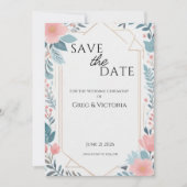 De datum handmatig opslaan kaart (Voorkant)