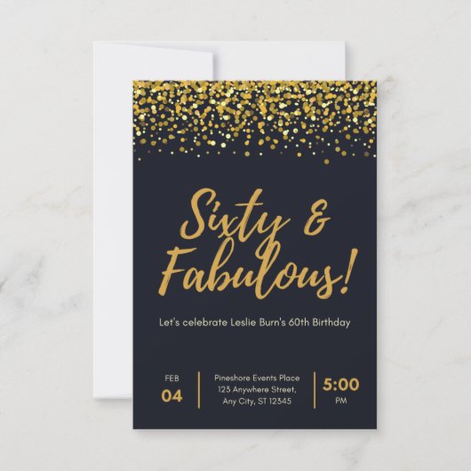 De datum handmatig opslaan RSVP kaartje (Voorkant)