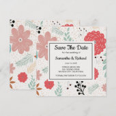 De datum handmatig opslaan save the date (Voorkant / Achterkant)