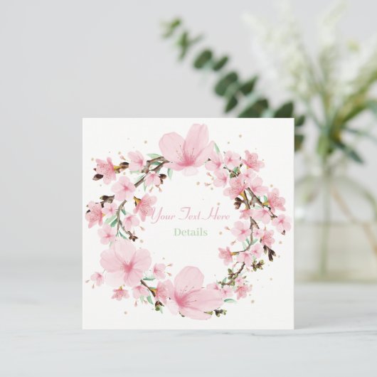 De datum handmatig opslaan save the date (Staand voorkant)