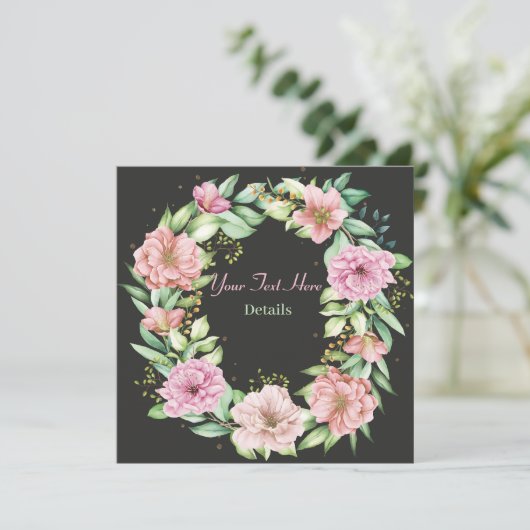 De datum handmatig opslaan save the date (Staand voorkant)