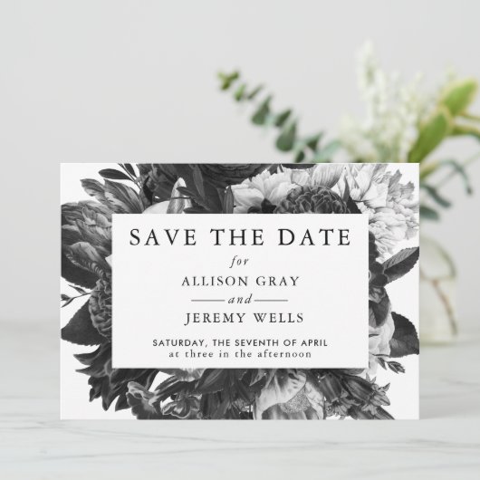 De datum handmatig opslaan save the date (Staand voorkant)