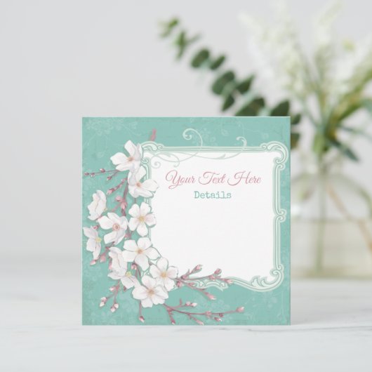 De datum handmatig opslaan save the date (Staand voorkant)