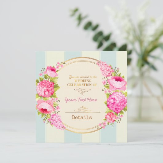 De datum handmatig opslaan save the date (Staand voorkant)