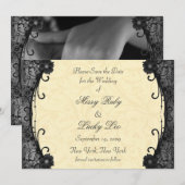 De datum handmatig opslaan save the date (Voorkant / Achterkant)