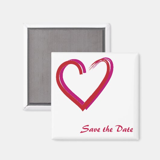 De datum/het hart opslaan magneet (Voorkant / Achterkant)