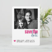 De datum in de Uptown opslaan Save The Date (Staand voorkant)